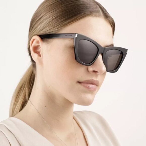 NWT SAINT LAURENT BLACK WOMEN SUNGLASSES - Picture 4 of 5